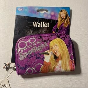 Vintage Y2K Hanna Montana purple wallet